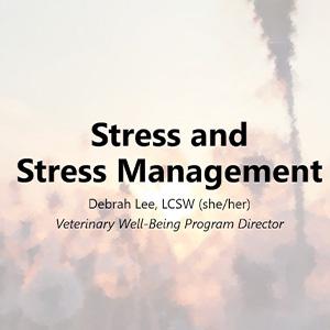 thumbnail - stress management in the veterinary industry