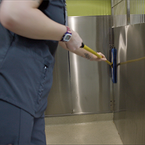 thumbnail - cleaning a dog run