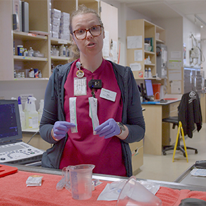 thumbnail - abdominocentesis patient prep and assistance